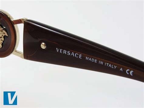 how to tell fake versace|how to authenticate Versace sunglasses.